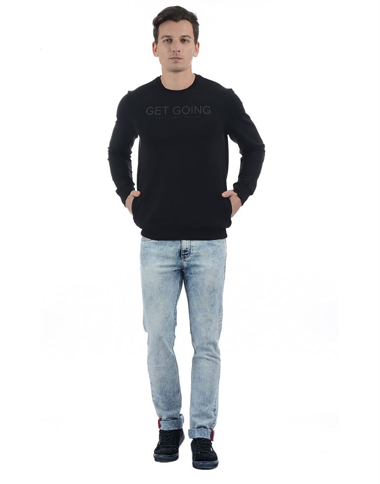 Pepe Jeans Men Casual Wear Graphic Print Sweatshirt